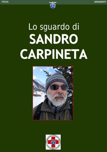 Lo sguardo di Sandro Carpineta - Club Alpino Italiano