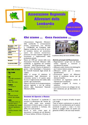 Associazione Regionale Allevatori della Lombardia - ARAL