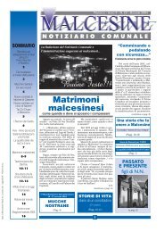 notiziario n. 23 dicembre 2004.pdf - Comune di Malcesine
