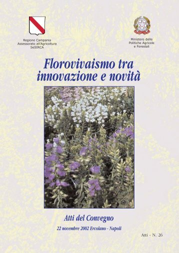 Florovivaismo tra innovazione e novità - Regione Campania