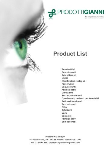 Product List - Cosmesi.it