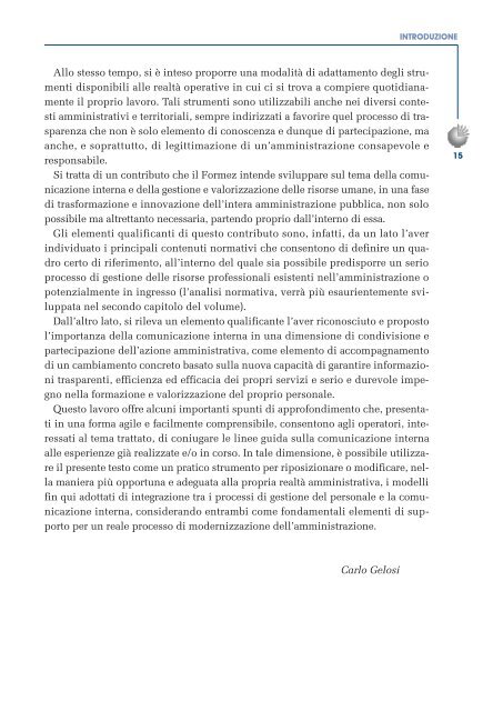 La comunicazione istituzionale e la gestione delle risorse ... - Formez