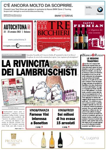Tre Bicchieri - Gambero Rosso