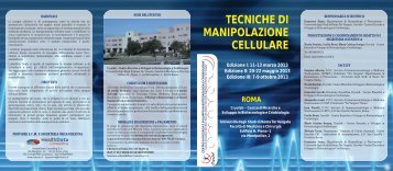 BROCHURE CORSO ECM TECNICHE DI MANIPOLAZIONE ...
