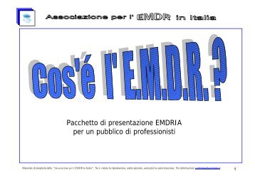 Presentazione EMDR - Psiche.Roma.It