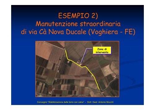 Stabilizzazione a calce nel territorio ferrarese - Laboratorio prove ...