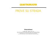 Prove su strada - QUATTRORUOTE