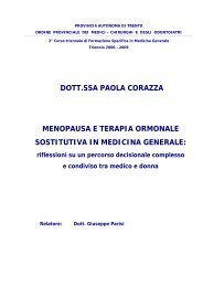 dott.ssa paola corazza menopausa e terapia ormonale sostitutiva in ...