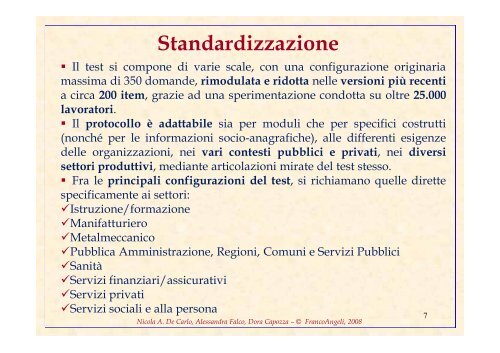 Presentazione completa del Test (clicca per scaricare file pdf)