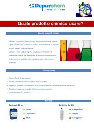 5-b Guida all'utilizzo dei prodotti chimici per manutenzioni