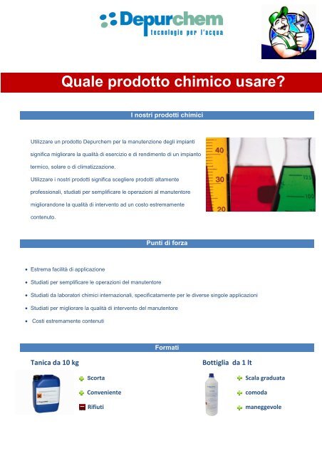 5-b Guida all'utilizzo dei prodotti chimici per manutenzioni