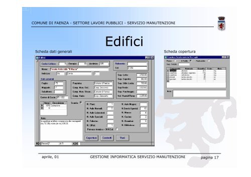 GESTIONE INFORMATICA SERVIZIO MANUTENZIONI - Magellano