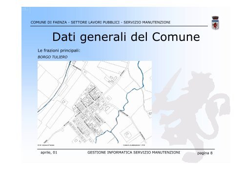 GESTIONE INFORMATICA SERVIZIO MANUTENZIONI - Magellano