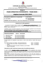 Capitolato appalto neve Piano neve (allegato A).pdf - Comune di ...