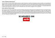 SCARABEO 500 - Aprilia Brand - After-Sales Website