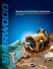 Manuale di manutenzione e riparazione - Sherwood Pumps