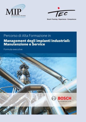 Brochure Management degli Impianti Industriali - Bosch