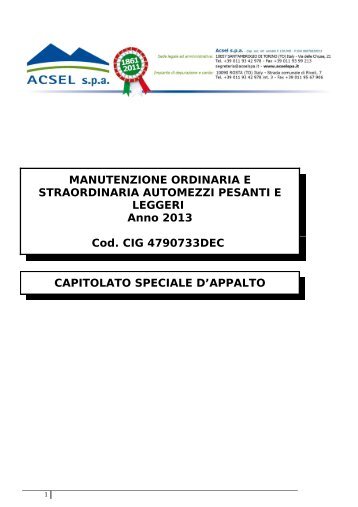 Progetto completo per la manutenzione ordinaria e straordinaria Manutenzione ordinaria e straordinaria