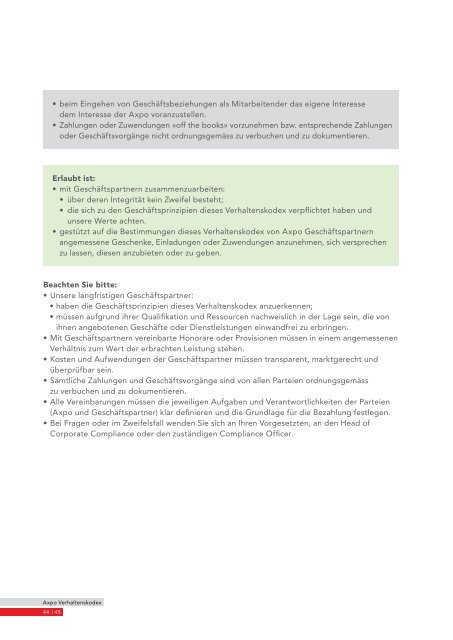 Verhaltenskodex FDB/0059 - Kernkraftwerk Leibstadt AG