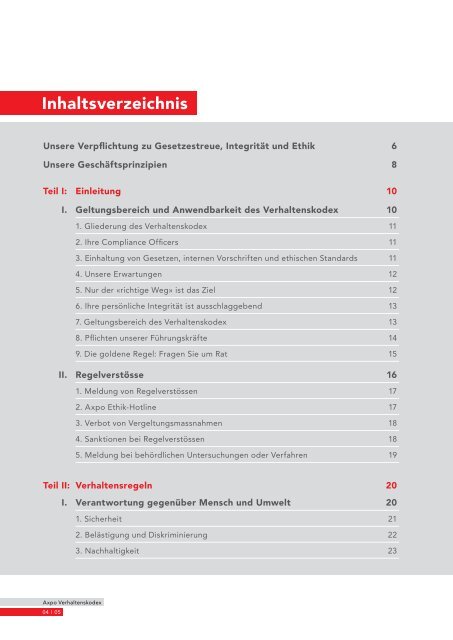 Verhaltenskodex FDB/0059 - Kernkraftwerk Leibstadt AG