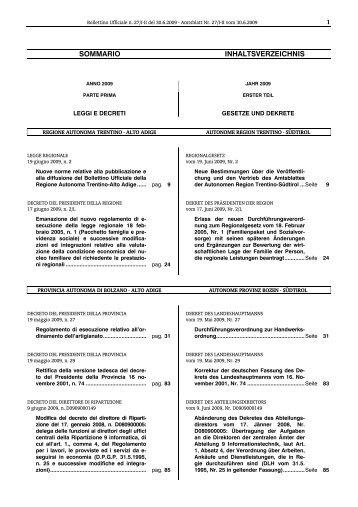 Bollettino - Handels- und Dienstleistungsverband Südtirol hds