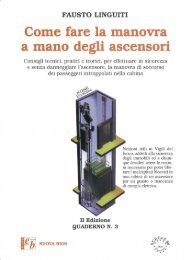 Come fare la manovra a mano degli ascensori - S.C.E.C. & S. SRL