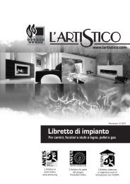 Libretto di impianto - L'Artistico