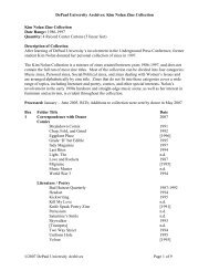 Kim Nolan Zine Collection - DePaul University Libraries
