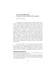 LA FUCI DI MONTINI Frammenti di storia nell'unità di un ... - EDUCatt