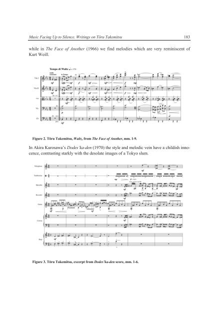 Musica che affronta il silenzio - Scritti su Toru Takemitsu - Pavia ...
