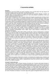 L'economia solidale - Solideco