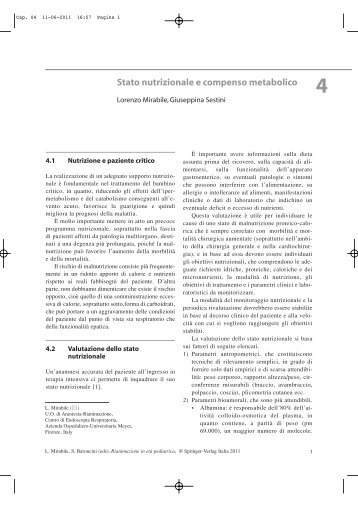 nutrizione pediatrica.pdf - Dott. Lorenzo Mirabile