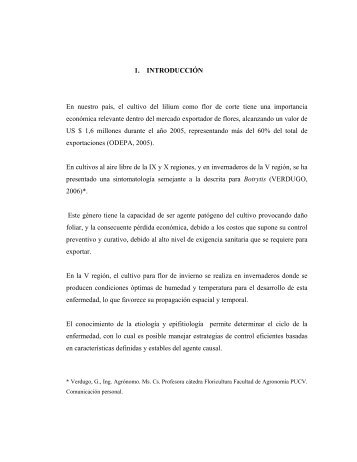 Etiología y aspectos epidemiológicos de enfermedades ... - Altavoz