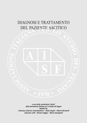 Diagnosi e trattamento del paziente ascitico - AISF