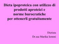 Marika Iemmi - Dieta ipoproteica - AMD | Sezioni Regionali