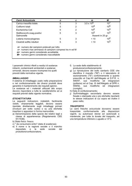 Linee di Indirizzo regionali per la Ristorazione nelle strutture ...