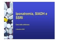 SIADH da farmaci