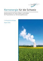 Kernenergie für die Schweiz - Nuklearforum Schweiz
