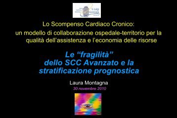 La stratificazione prognostica - MONTAGNA (270 KB )