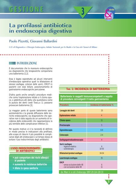 GESTIONE - EndoscopiaDigestiva.it