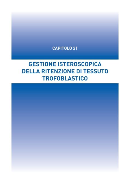 manuale per un'isteroscopia moderna - Ginecologia