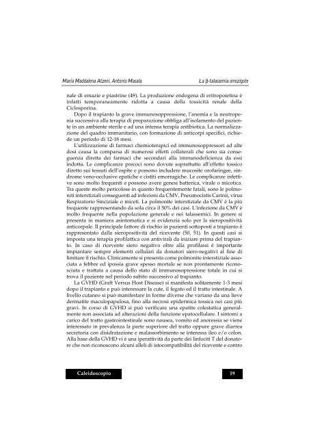 La b-Talassemia Omozigote - Associazione Talassemici di Torino