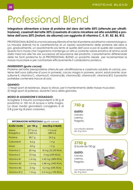 Catalogo Prodotti 2012 Complementi alimentari - Vendita-integratori ...