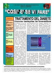 Gennaio 2011- Terapia del diabete - Azienda per i Servizi Sanitari n ...