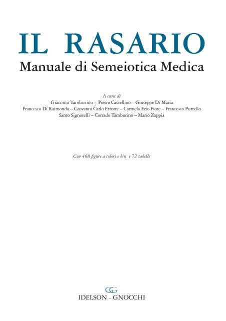 Manuale di Semeiotica Medica - Idelson-Gnocchi