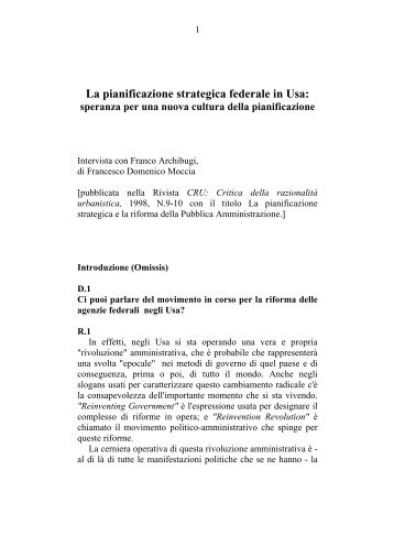 download .pdf - Prof. Franco Archibugi