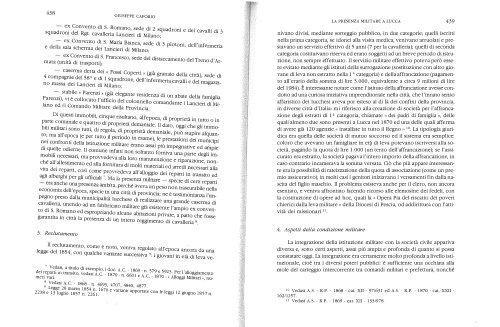 esercito e città dall'unità agli anni trenta. tomo i - Sistema ...