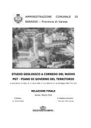 P.G.T. BARASSO SETTEMBRE 2011 - Portale di cartografia on-line ...