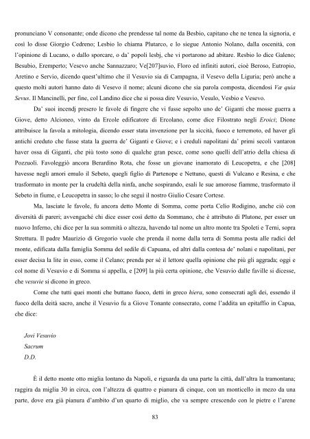 Di Napoli il seno cratero esposto agli occhi et alla mente de' curiosi