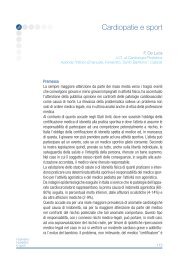 Cardiopatie e sport - Cardiologia Pediatrica